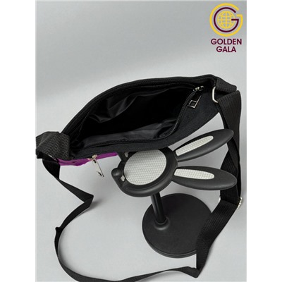 Сумка-планшет с пайетками на длинной ручке 22,5х27,5  см