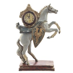 GAEM Фигурка декоративная "Лошадь" с часами D8см, (AAx1 н/п), L31,5 W14 H45,5 см