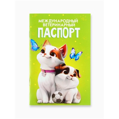 Ветеринарный паспорт международный универсальный «Друзья»
