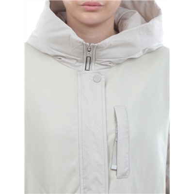 M24-211 LT. BEIGE Куртка демисезонная женская (100 гр. синтепон)