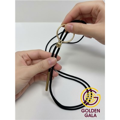 Кулон-галстук на текстильном шнуре "Женская грация" Арт КШ2130/24