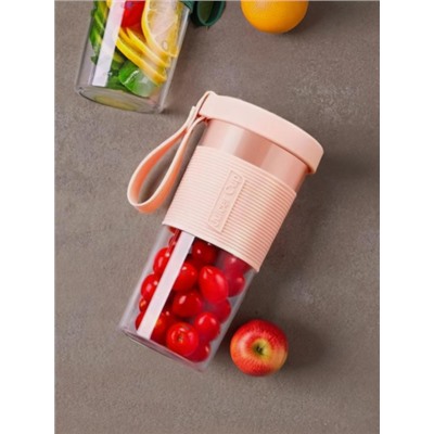 Блендер портативный "Juicer cup", peach, USB, (18*8 см)