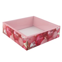 Коробка подарочная Воздушные шары 25*25*7 КОКОС 242571/Китай