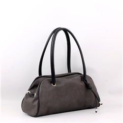 Сумка 501 итальянский серый+черный НОВИНКА