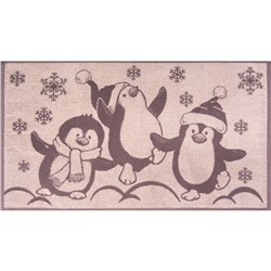 Полотенце махровое 6с103.412ж1 Пингвины(т.с.мальв1) 50х90см