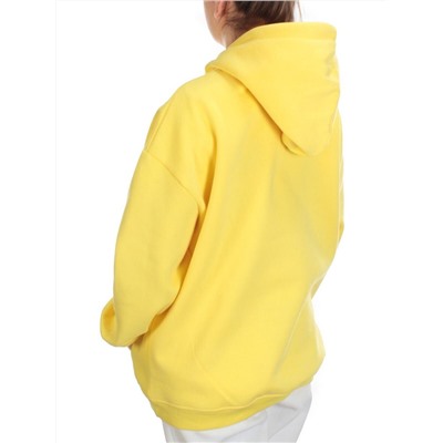 KD721 YELLOW Худи женское на флисе