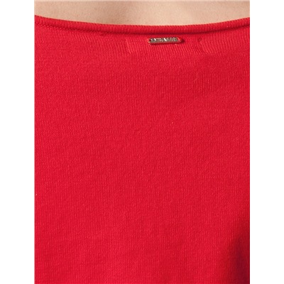 Джемпер тонкой вязки с декоративным орнаментом