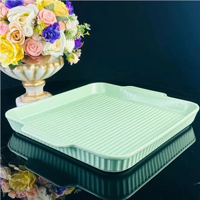 205-791 Квадратное блюдо для запекания 35,5см в под.уп.(х12)Фарфор