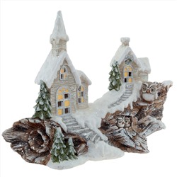 Фигурка декоративная "Домик" (подсветка, 3xAAA), L66 W23 H48 см