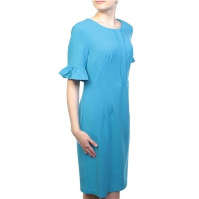 8834 LT. BLUE Платье женское (90% полиэстер, 10% эластан)