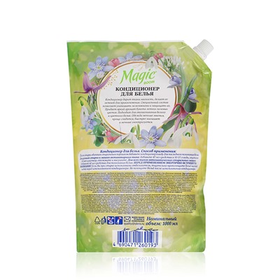 Кондиционер-ополаскиватель Magic Вооm Природная симфония для белья дой-пак, 1 л.