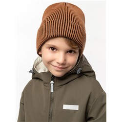 Шапка для мальчика NIKASTYLE 11м11125 Кэмел черный