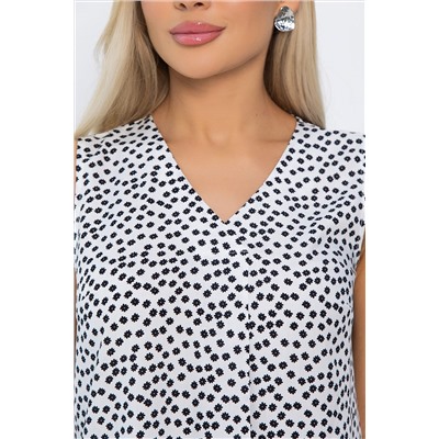 Блуза Данита (черно-белая) Б13778-16М