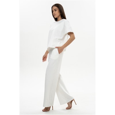 Брюки женские 25-481L3-46 молочный