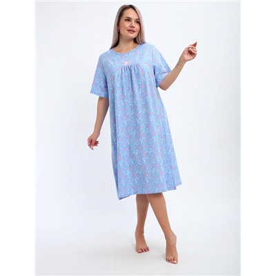 Сорочка Мариам голубой ИвК