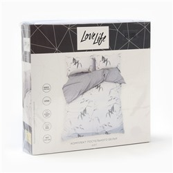 Постельное бельё LoveLife 1,5сп Art 143х215см, 150х225см, 50х70см-2шт, хлопок, сатин, 125г/м