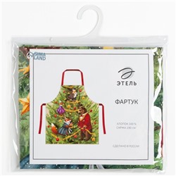 Фартук новогодний "Этель" Noble Christmas 60х70см, 100% хлопок, саржа 190 гр/м2
