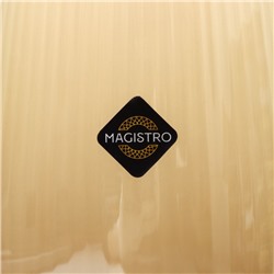 Стаканы Magistro «Иллюзия», 475 мл, 8×15 см, набор 6 шт., стекло, золотистые