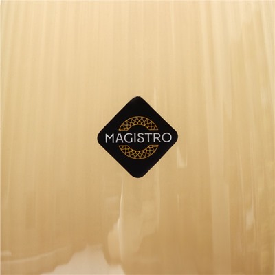 Стаканы Magistro «Иллюзия», 475 мл, 8×15 см, набор 6 шт., стекло, золотистые
