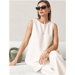 Удлиненный топ из плотного лиоцелла