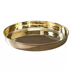 Латунная тарелка Тхали, Brass Thali, произв. P-TAL