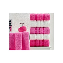 Махровые Лицевые Полотенца 50x85 см 6 шт/уп Vorteks Floş Pembe