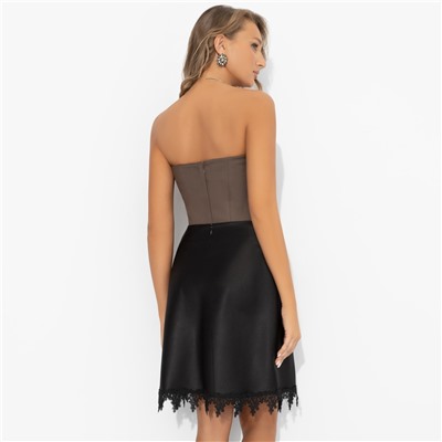 Юбка атласная с кружевом, Тайный знак (звезда)