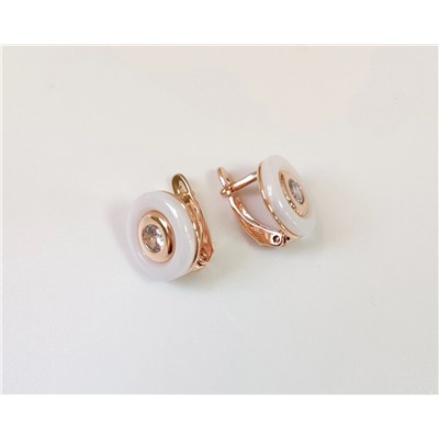 Серьги с керамикой