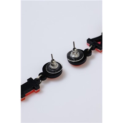 Серьги акриловые «Признание» LOVE YOU, цветные