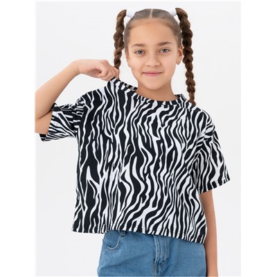 Футболка "Зебра" белый  детская