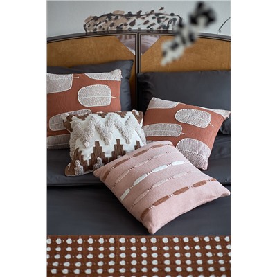 Чехол на подушку декоративный Beige blink из коллекции Ethnic, 45х45 см