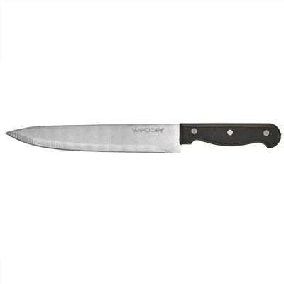 Нож 8" (20 см) большой поварской из нержавеющей стали "BALANCE" BE-2313/А черный