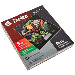 Весы электронные настольные 5 кг DELTA KCE-71 "Здоровое питание"