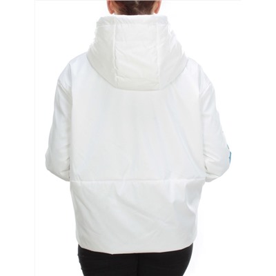 D004 WHITE Куртка демисезонная женская (100 гр. синтепон)