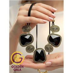 Колье на кожаном шнурке "Женская грация" Арт КШ2130/31