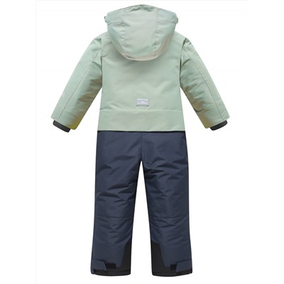 Комбинезон подростковый зимний для мальчика цвета хаки 9409Kh