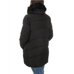 1668 BLACK Куртка зимняя женская (200 гр. холлофайбера)