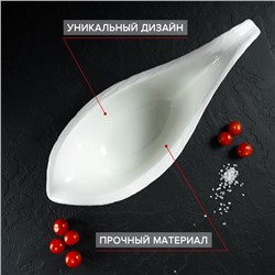 Салатник Magistro «Бланш», 38×15.5 см, фарфор, белый
