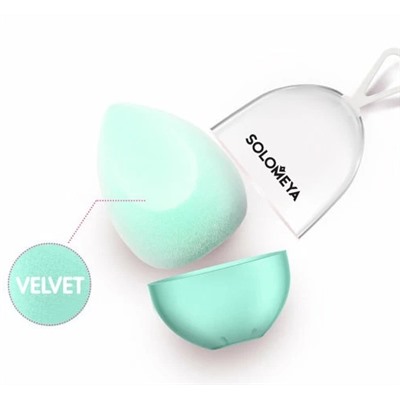 SOLOMEYA Спонж для макияжа со срезом ТИФФАНИ