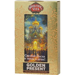 Dolche Vita. Present Golden. Светлой пасхи! (в ассортименте) 75 гр. карт.упаковка