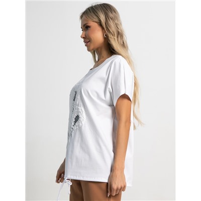 Блуза Фло (белая) Б15508-20М