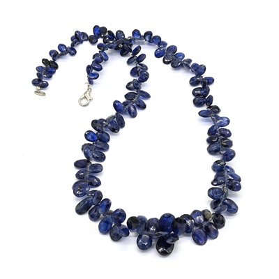 Бусы из Кианита огранка, 47см, 47,5г