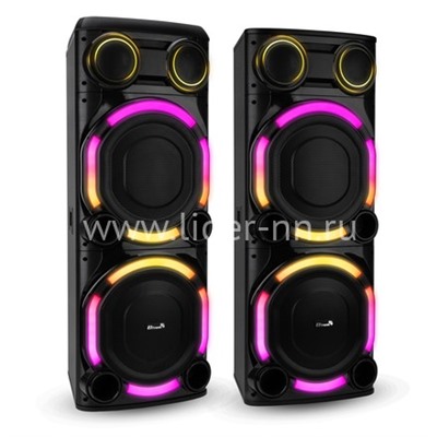 Колонка 15" (30-57 CRAZY BOX 5000) динамик 4шт/15" комплект 2 колонки ELTRONIC с TWS