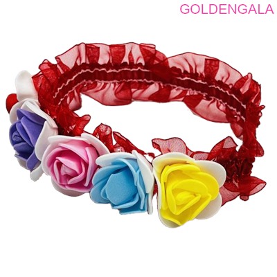 Ободок-повязка детская с бантом ОБ 28 модель 8