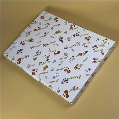 109-268 Овальное блюдо 37х27,5х3см  КРОКУС ЗОЛОТО в под.уп.(х6)Фарфор