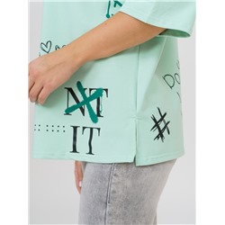 877 Футболка ментол Свт