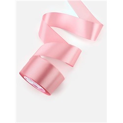 Лента атласная, 50 мм, 23±1 м, жемчужно-розовая