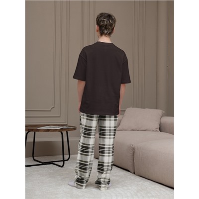 Детский костюм для мальчика Мишель-3 КМ-217 / коричневый