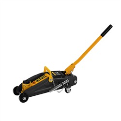 Домкрат гидравлический подкатной с фиксатором, 2 т, 130-330 мм Denzel