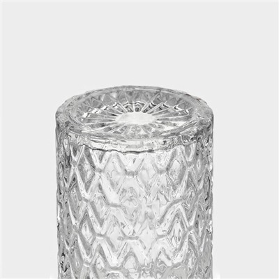 Банка для сыпучих Доляна «Холодок», 100 мл, 5×12 см, стекло, прозрачная